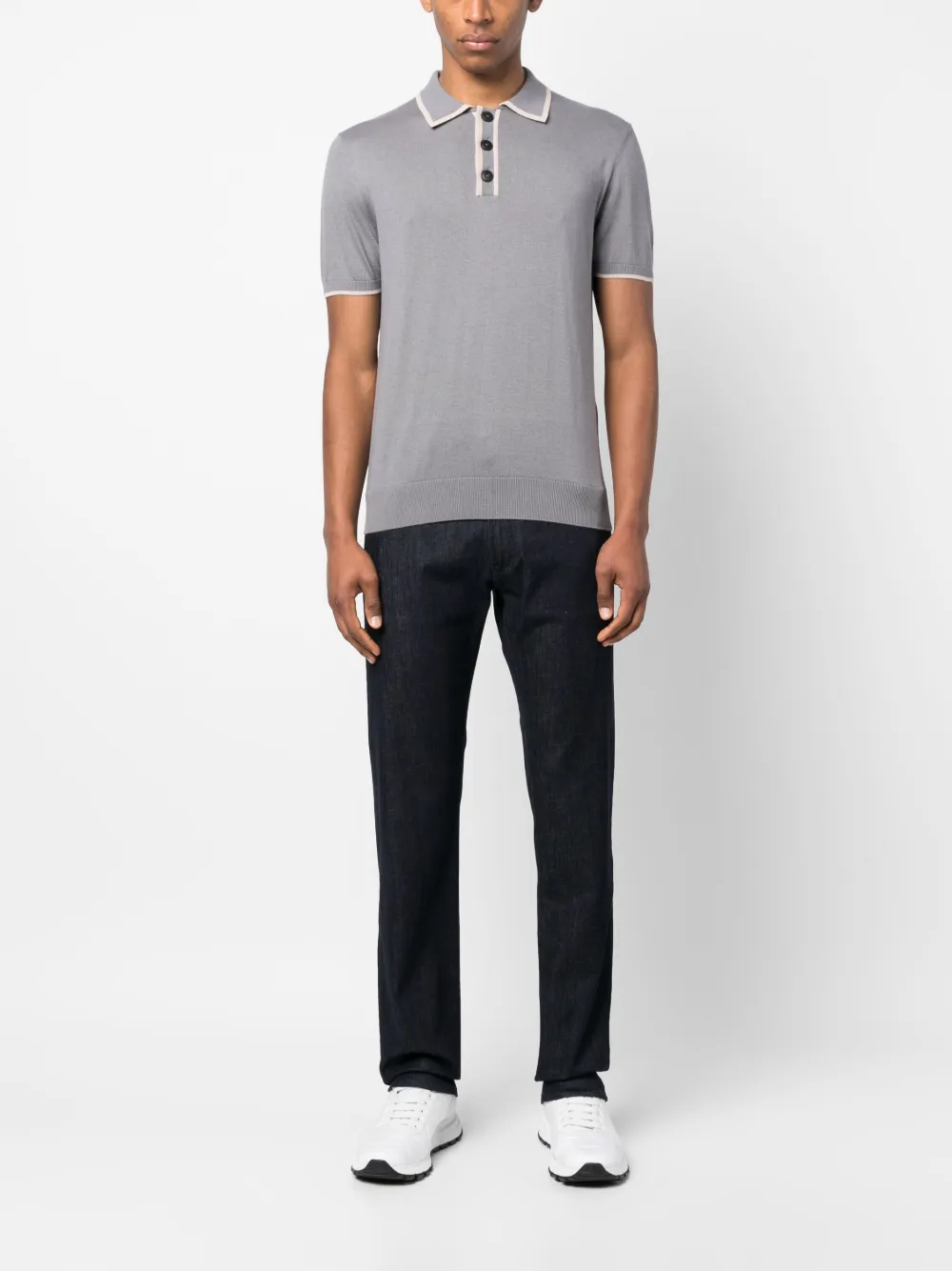 Herren Giorgio Armani Dunkle Straight-Leg-Jeans 2 Herren Giorgio Armani Dunkle Straight-Leg-Jeans – Bild 2