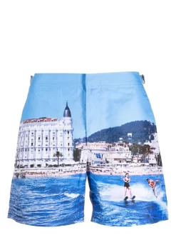 Herren Orlebar Brown Badeshorts Mit Foto-Print