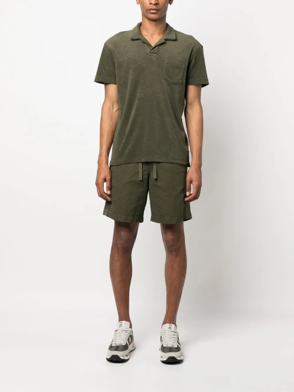 Herren Orlebar Brown Poloshirt Aus Frottee 2 Herren Orlebar Brown Poloshirt Aus Frottee – Bild 2