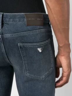 Herren Emporio Armani Klassische Slim-Fit-Jeans -Modekollektions geschäft 19799498 44366397 1000