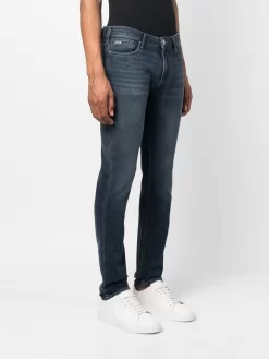 Herren Emporio Armani Klassische Slim-Fit-Jeans -Modekollektions geschäft 19799498 44366399 1000