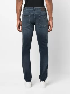 Herren Emporio Armani Klassische Slim-Fit-Jeans -Modekollektions geschäft 19799498 44367068 1000