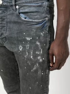 Herren Purple Brand Jeans Mit Farbklecksen -Modekollektions geschäft 19830608 44520777 1000