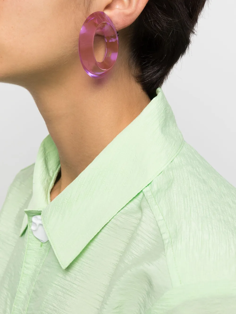 Damen Monies Creolen Mit Clipverschluss 2 Damen Monies Creolen Mit Clipverschluss – Bild 2