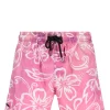 Herren Sundek Badeshorts Mit Blumen-Print