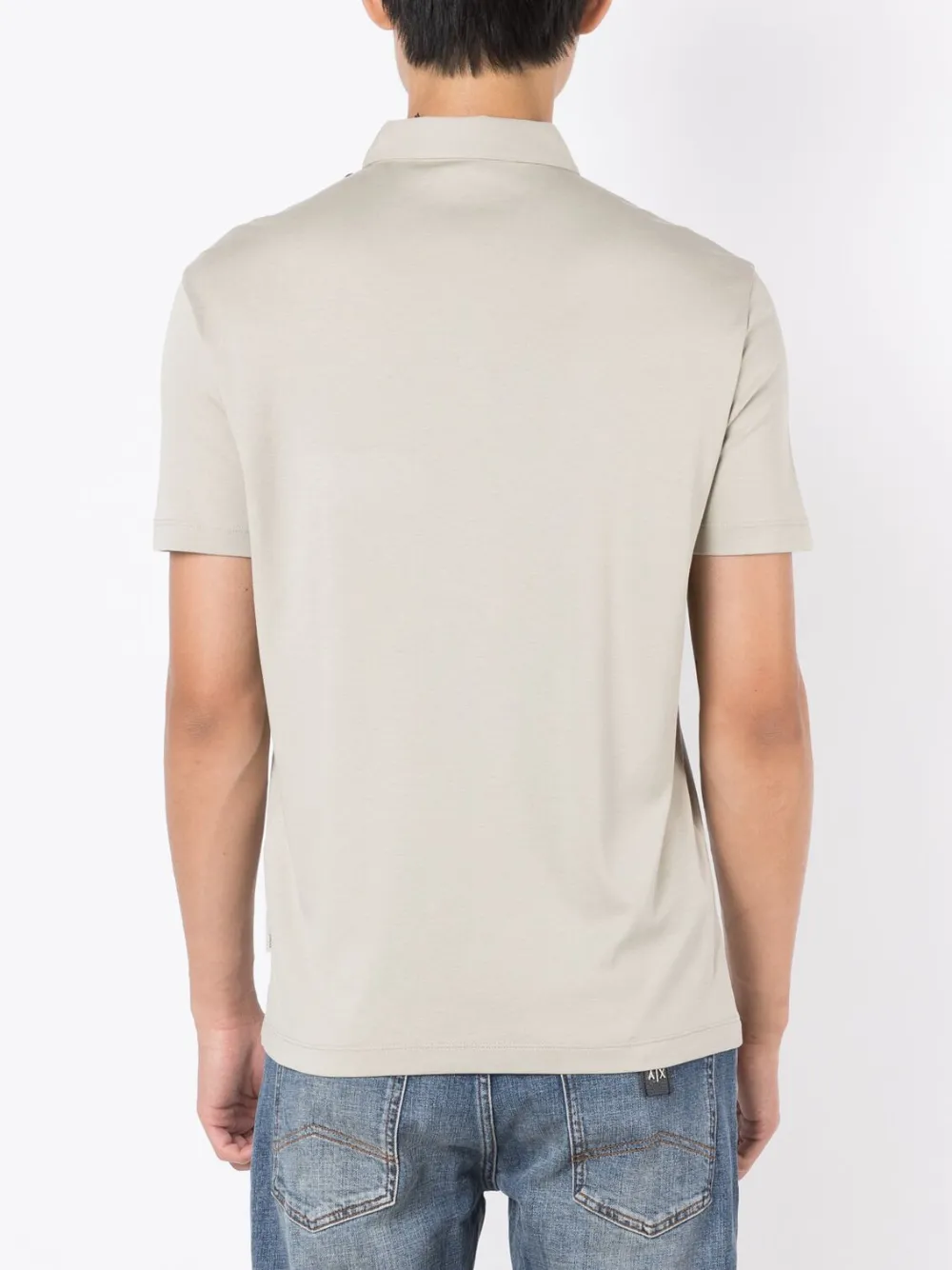 Herren Armani Exchange Poloshirt Mit Logo-Print 4 Herren Armani Exchange Poloshirt Mit Logo-Print – Bild 4