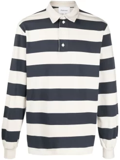 Herren Palmes Gestreiftes Poloshirt