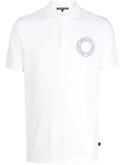 Herren Michael Kors Poloshirt Mit Logo-Print
