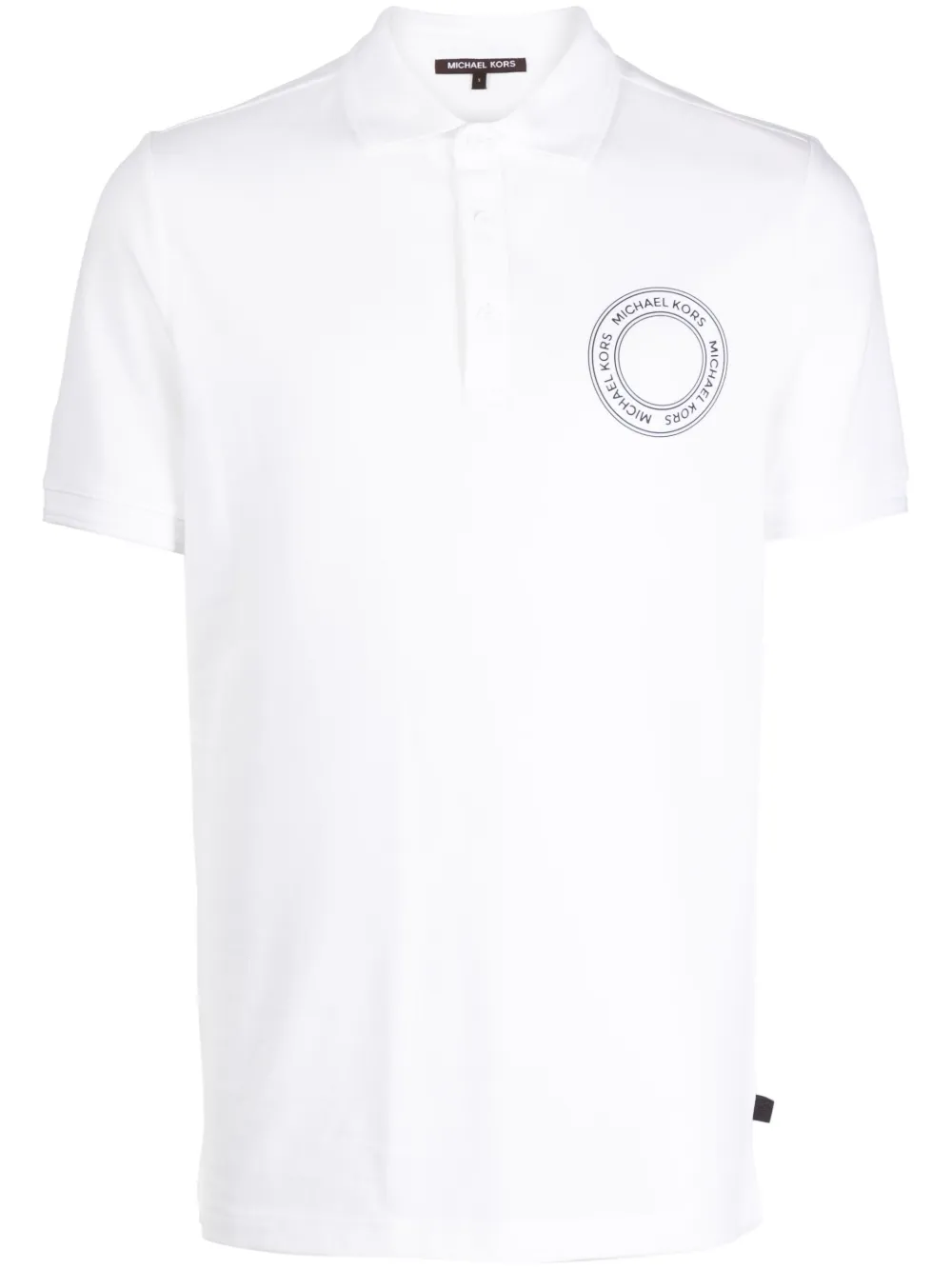 Herren Michael Kors Poloshirt Mit Logo-Print 1 Herren Michael Kors Poloshirt Mit Logo-Print