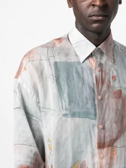 Herren Costumein Hemd Mit Abstraktem Print 9 Herren Costumein Hemd Mit Abstraktem Print -Modekollektions geschäft 19890817 44683435 1000