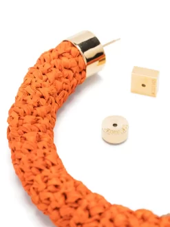 Damen Jacquemus Creolen Aus Bast -Modekollektions geschäft 19891342 44703575 1000