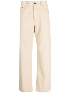 Herren Jacquemus Straight-Leg-Jeans Mit Logo-Patch