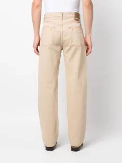 Herren Jacquemus Straight-Leg-Jeans Mit Logo-Patch -Modekollektions geschäft 19898843 44776973 1000