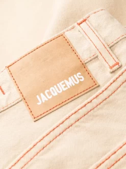 Herren Jacquemus Straight-Leg-Jeans Mit Logo-Patch -Modekollektions geschäft 19898843 44777447 1000