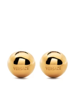 Damen Versace Ohrstecker Mit Logo-Gravur