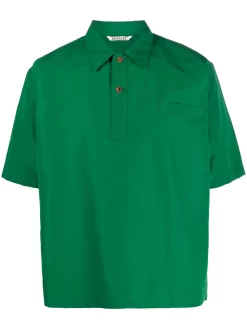 Herren Auralee Klassisches Poloshirt