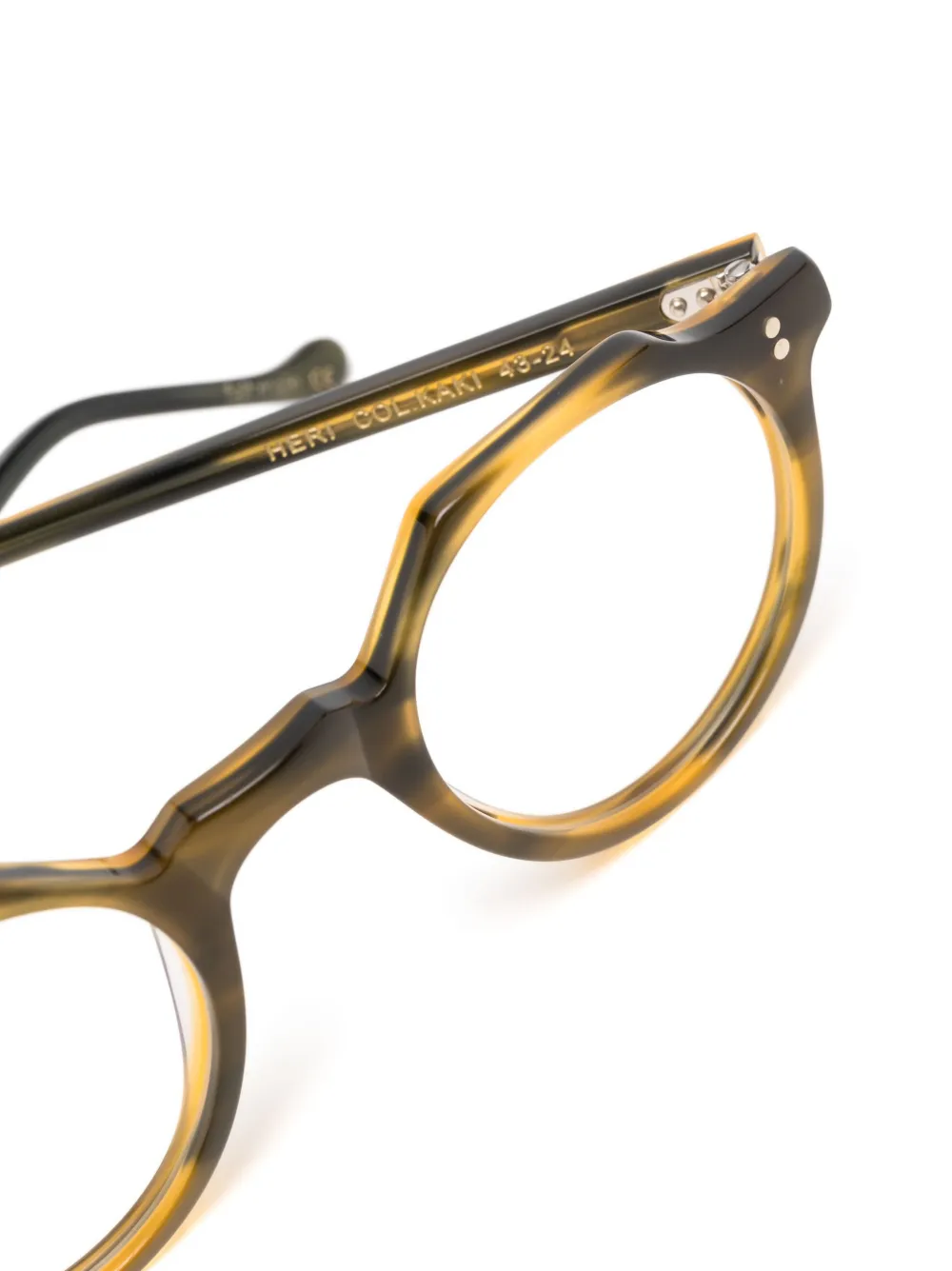 Damen Lesca Runde Brille In Schildpattoptik 3 Damen Lesca Runde Brille In Schildpattoptik – Bild 3