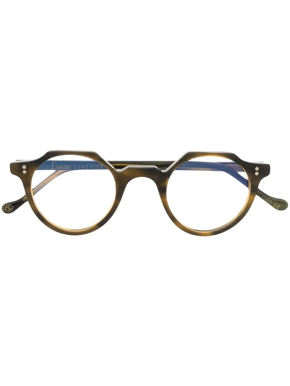 Damen Lesca Runde Brille In Schildpattoptik 1 Damen Lesca Runde Brille In Schildpattoptik