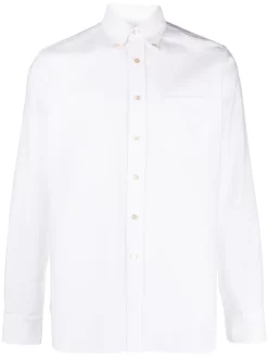 Herren D4.0 Klassisches Button-down-Hemd