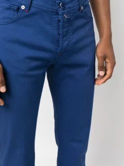 Herren Kiton Halbhohe Straight-Leg-Jeans -Modekollektions geschäft 20034254 45291150 1000