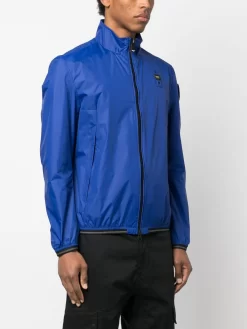 Herren Blauer Jacke Mit Reißverschluss -Modekollektions geschäft 20040866 45127912 1000