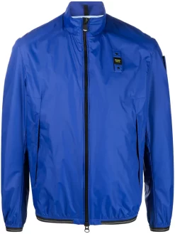 Herren Blauer Jacke Mit Reißverschluss