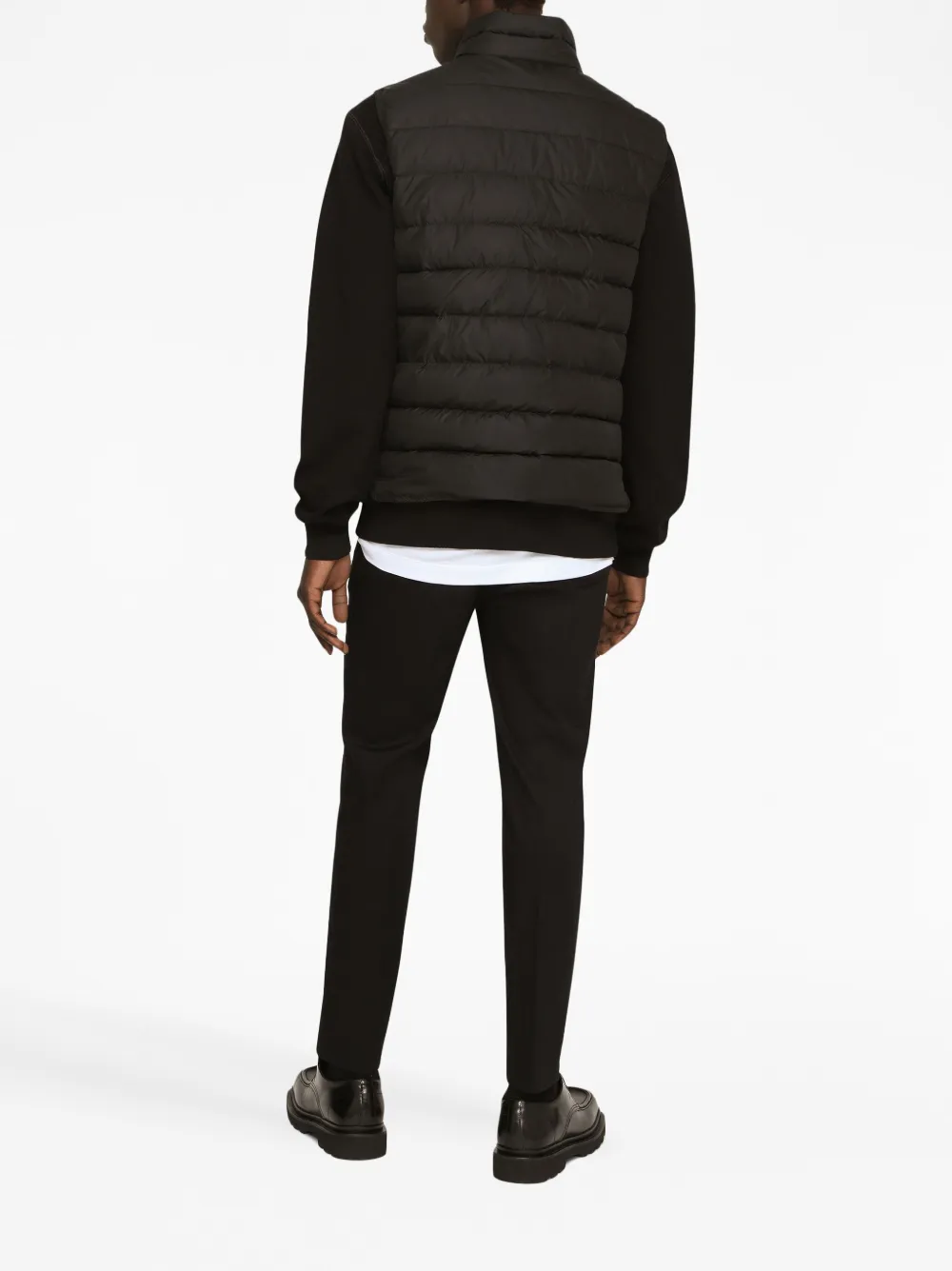 Herren Dolce & Gabbana Gefütterte Weste Mit Logo-Schild 4 Herren Dolce & Gabbana Gefütterte Weste Mit Logo-Schild – Bild 4