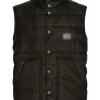 Herren Dolce & Gabbana Gefütterte Weste Mit Logo-Schild