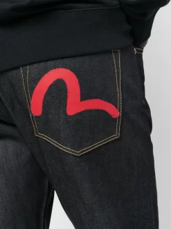 Herren EVISU Hose Mit Geradem Bein -Modekollektions geschäft 20059424 45142547 1000