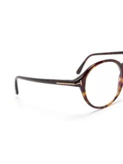 Damen TOM FORD Eyewear Runde Brille In Schildpattoptik 5 Damen TOM FORD Eyewear Runde Brille In Schildpattoptik -Modekollektions geschäft 20072389 50308025 1000