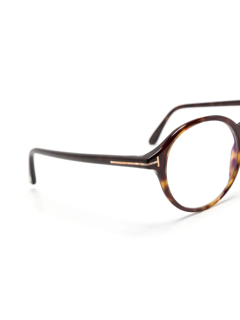 Damen TOM FORD Eyewear Runde Brille In Schildpattoptik 3 Damen TOM FORD Eyewear Runde Brille In Schildpattoptik – Bild 3