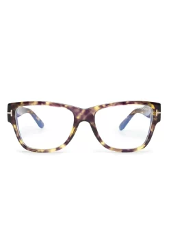 Damen TOM FORD Eyewear Eckige Brille In Schildpattoptik