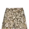 Herren C.P. Company Badeshorts Mit Botanischem Print