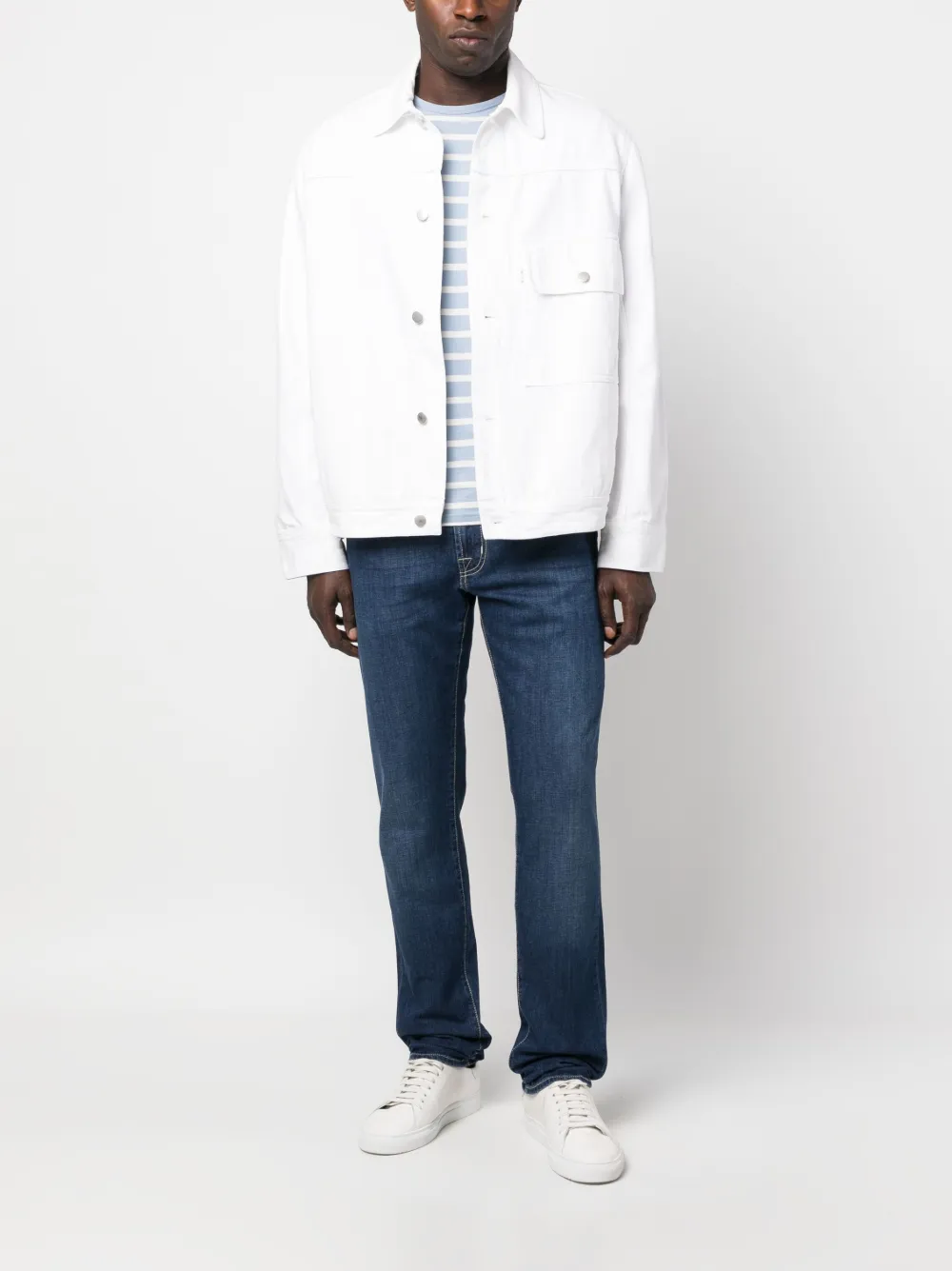 Herren Sartoria Tramarossa Straight-Leg-Jeans Mit Logo 2 Herren Sartoria Tramarossa Straight-Leg-Jeans Mit Logo – Bild 2