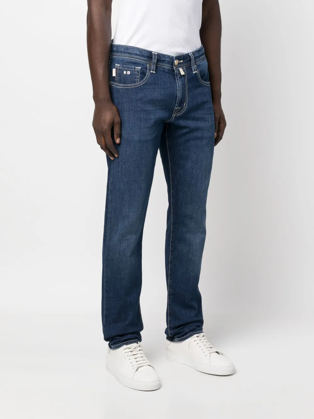 Herren Sartoria Tramarossa Straight-Leg-Jeans Mit Logo 3 Herren Sartoria Tramarossa Straight-Leg-Jeans Mit Logo – Bild 3