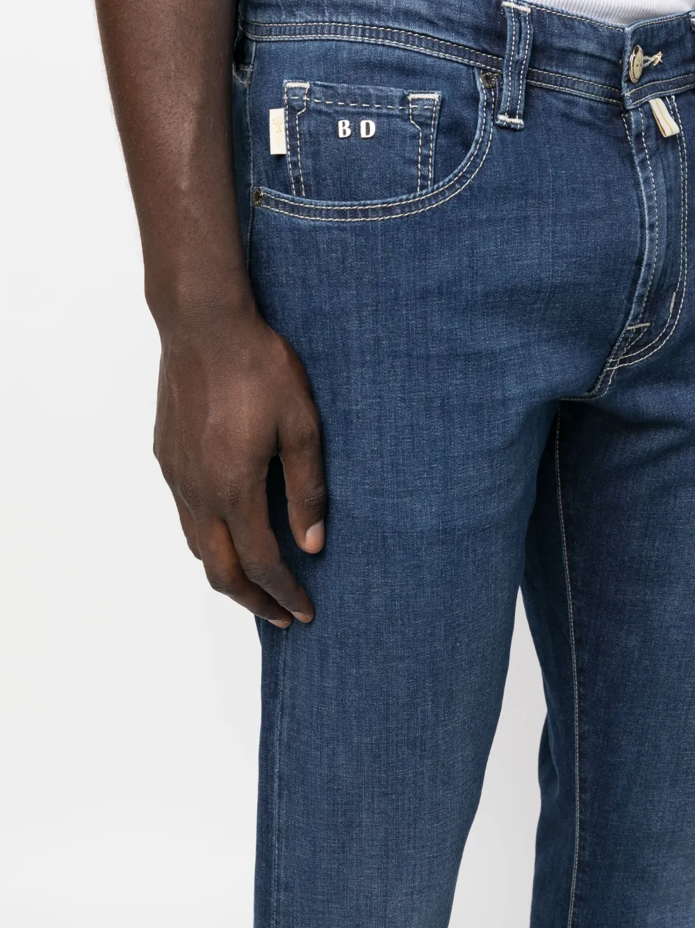 Herren Sartoria Tramarossa Straight-Leg-Jeans Mit Logo 5 Herren Sartoria Tramarossa Straight-Leg-Jeans Mit Logo – Bild 5