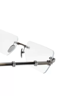 Damen Balmain Eyewear Pierre Brille Mit Eckigem Gestell -Modekollektions geschäft 20089107 50074828 1000