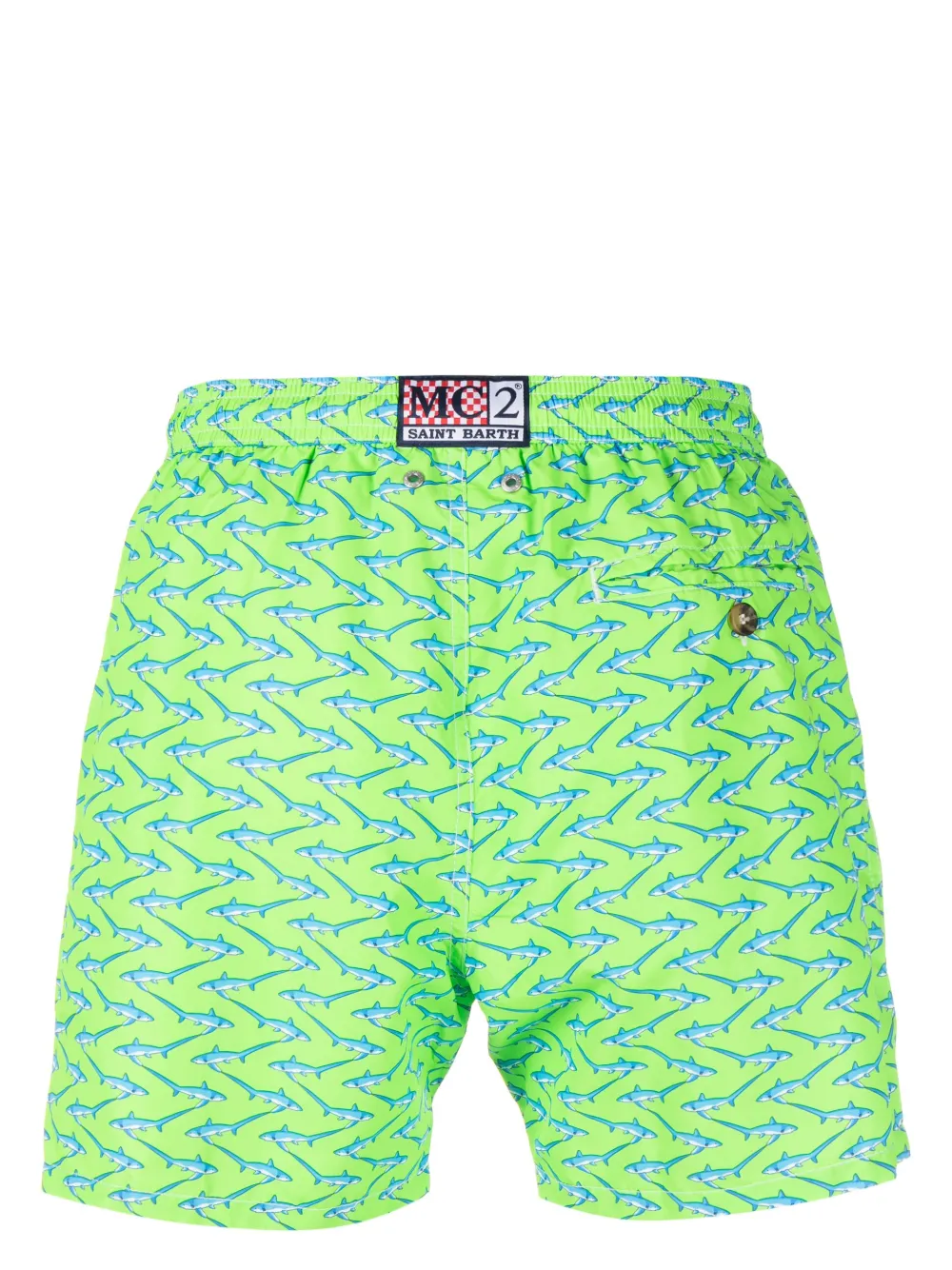 Herren MC2 Saint Barth Badeshorts Mit Hai-Print 2 Herren MC2 Saint Barth Badeshorts Mit Hai-Print – Bild 2
