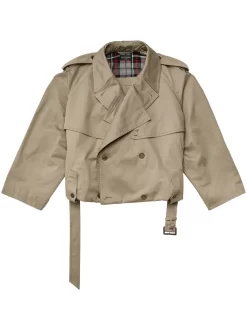 Herren Balenciaga Trenchcoat Mit Gürtel