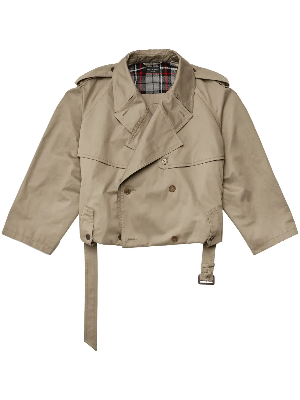 Herren Balenciaga Trenchcoat Mit Gürtel 1 Herren Balenciaga Trenchcoat Mit Gürtel