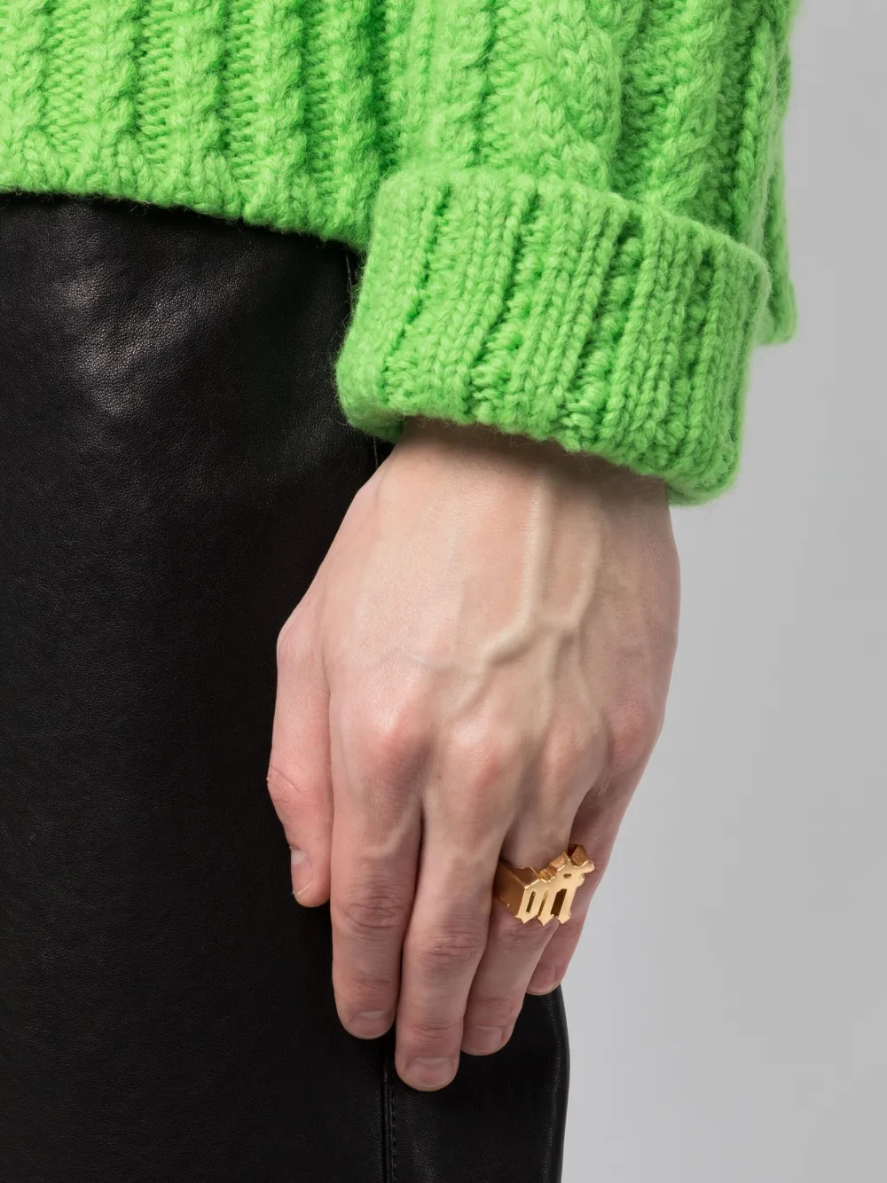 Damen Natasha Zinko Ring Mit Poliertem Finish 2 Damen Natasha Zinko Ring Mit Poliertem Finish – Bild 2