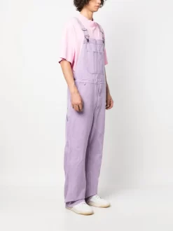Herren Acne Studios Ausgeblichener Jumpsuit -Modekollektions geschäft 20156805 50649535 1000