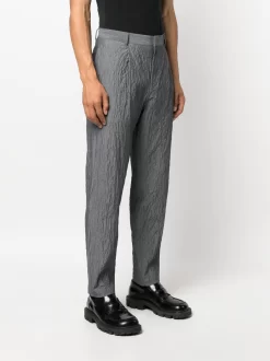 Herren Emporio Armani Tapered-Hose Mit Knitteroptik -Modekollektions geschäft 20181058 50237795 1000