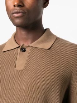 Herren Closed Poloshirt Aus Geripptem Strick -Modekollektions geschäft 20192145 50372974 1000