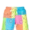 Herren MC2 Saint Barth Badeshorts Mit Bandana-Print