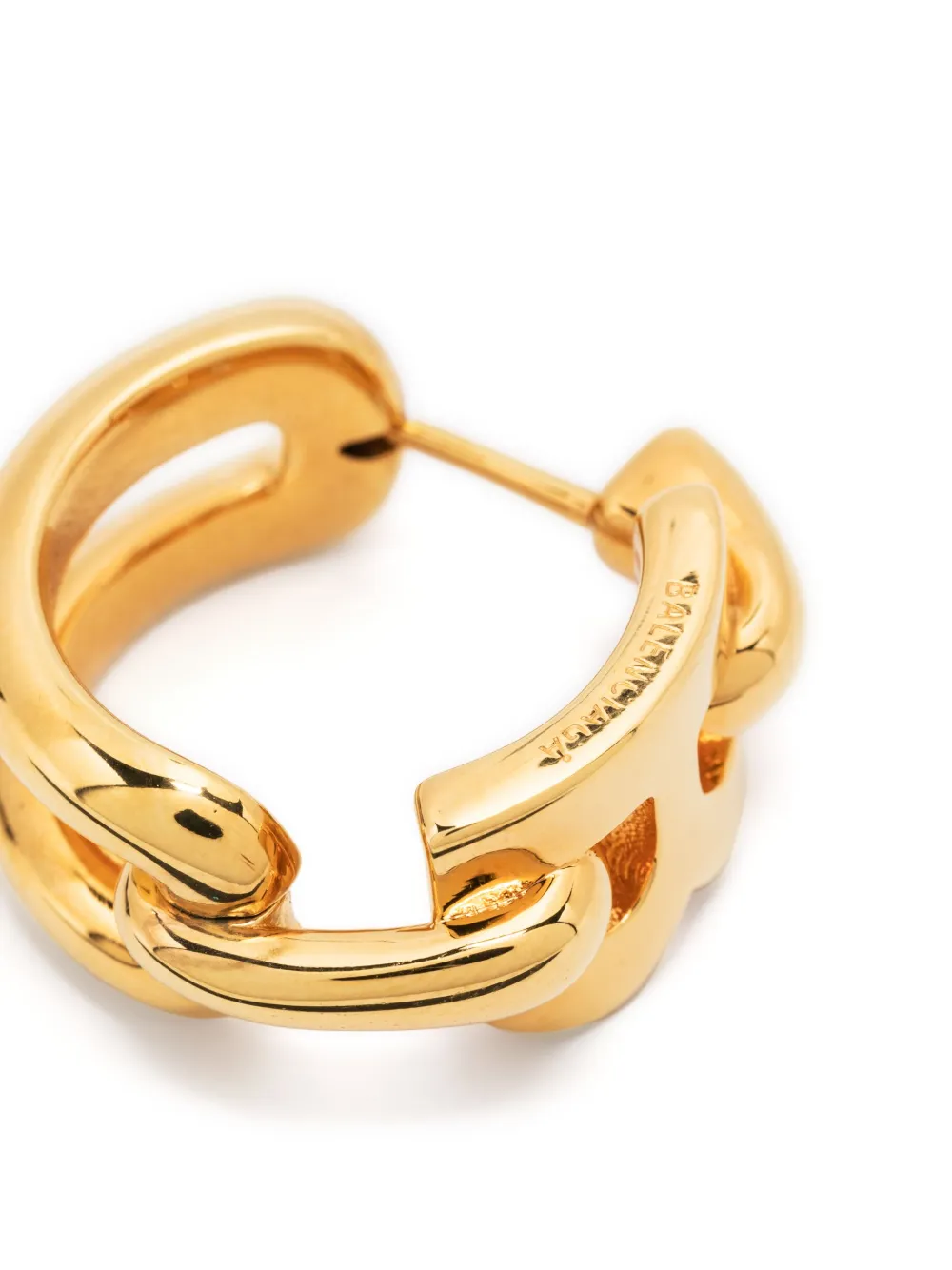 Damen Balenciaga Creolen Mit Logo 3 Damen Balenciaga Creolen Mit Logo – Bild 3