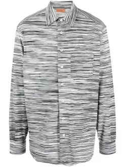 Herren Missoni Hemd Mit Abstraktem Print