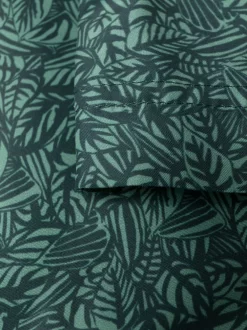 Herren Sunspel Badeshorts Mit Blatt-Print -Modekollektions geschäft 20243904 50586677 1000