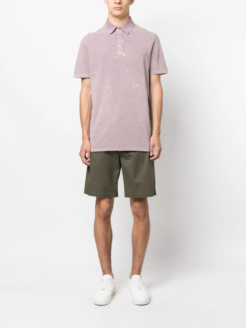 Herren Altea Poloshirt Mit Farbklecksen 2 Herren Altea Poloshirt Mit Farbklecksen – Bild 2