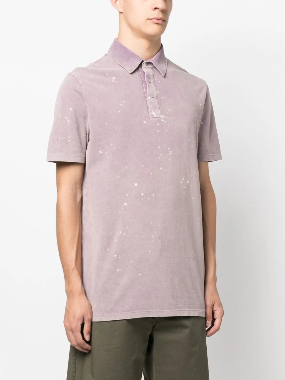 Herren Altea Poloshirt Mit Farbklecksen 3 Herren Altea Poloshirt Mit Farbklecksen – Bild 3